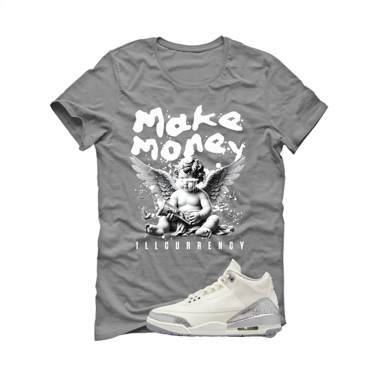 Air Jordan 3 WMNS Sail Grey T-Shirt (Make Money) product image 2