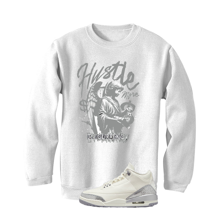 Air Jordan 3 WMNS Sail White T-Shirt (Hustle More) product image 4