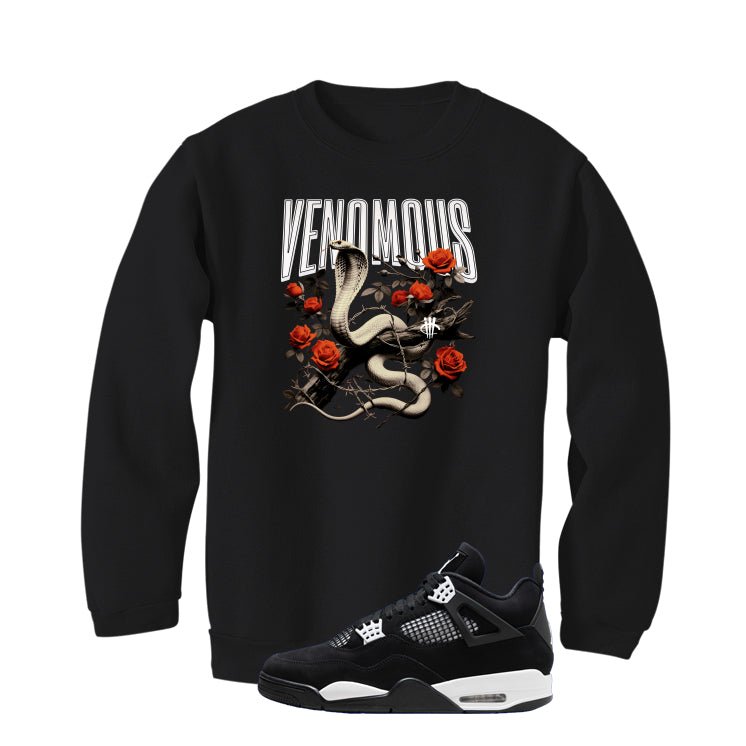 Air Jordan 4 White Thunder Black T-Shirt (Venomous) product image 4