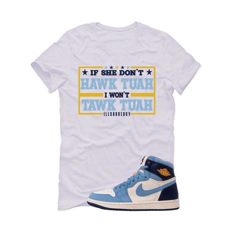 Air Jordan 1 High OG WMNS First in Flight White T-Shirt product image 2