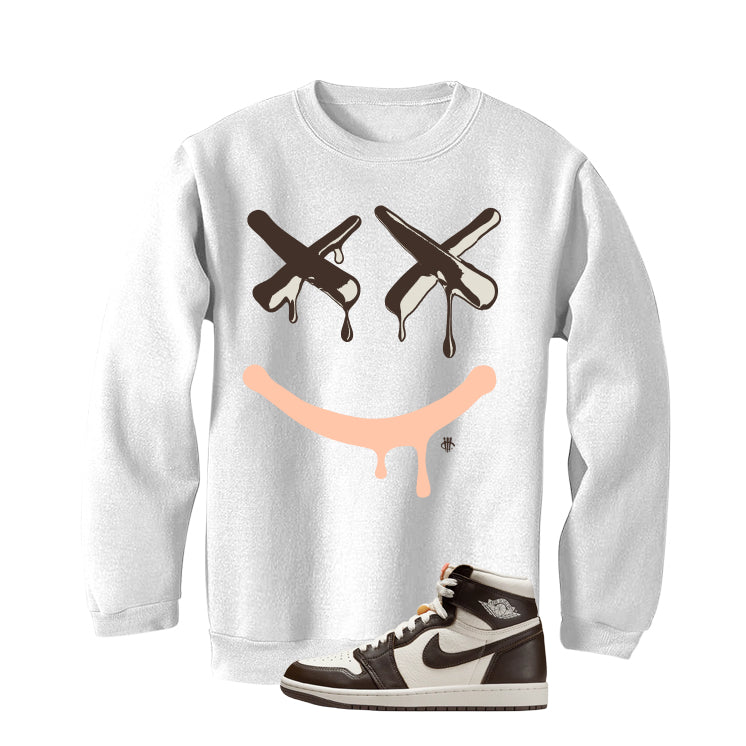 Air Jordan 1 High OG Baroque Brown White T-Shirt (Happy product image 4