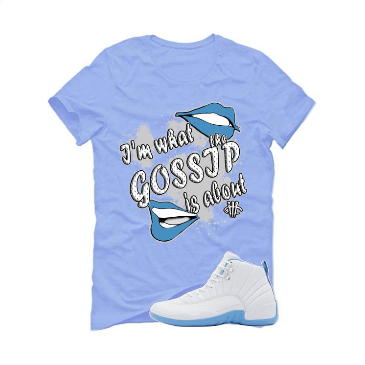 Air Jordan 12 Melo Carolina Blue T-Shirt (Gossip) product image 2