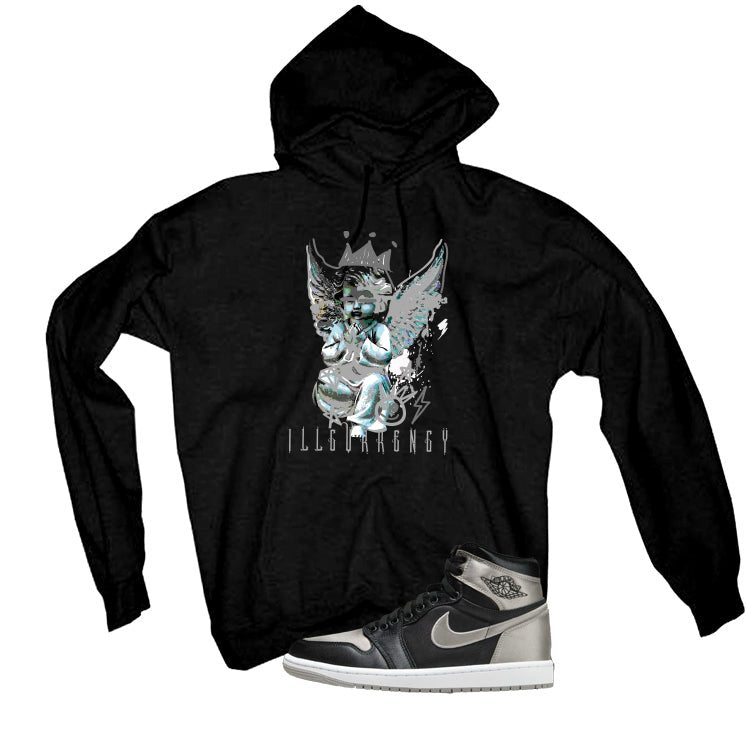 Air Jordan 1 High OG WMNS Satin Shadow Black T-Shirt product image 3
