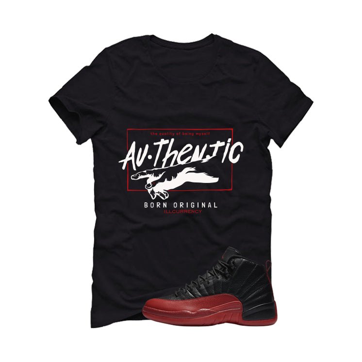 Air Jordan 12 Flu Game 2025 Black T-Shirt (Authentic) product image 2
