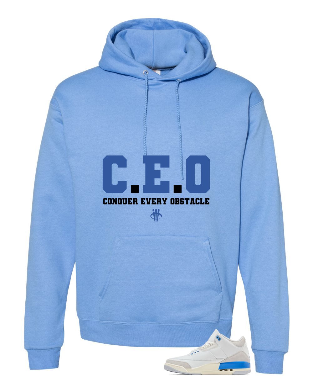 Air Jordan 3 Lucky Shorts Carolina Blue T-Shirt (CEO) product image 3