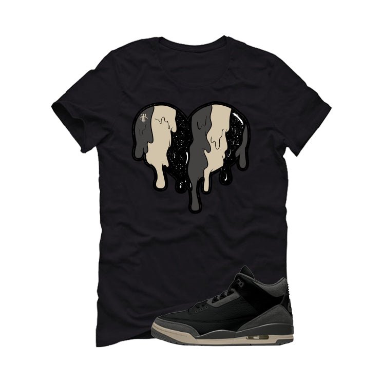 A Ma Maniere x Air Jordan 3 Black T-Shirt (Heart) product image 2