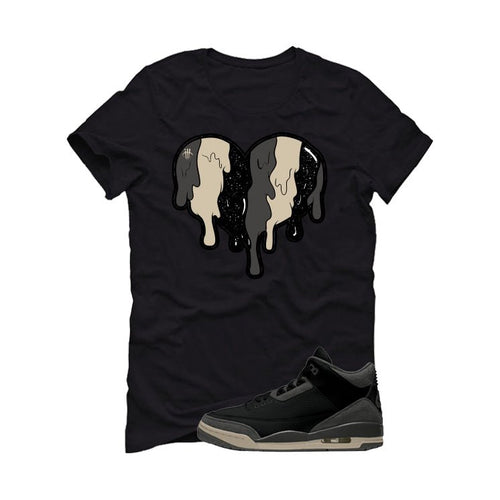 A Ma Maniere x Air Jordan 3 Black T-Shirt (Heart) product image 2