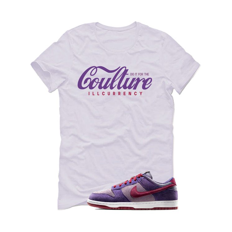 Nike Dunk Low “Plum” | illcurrency White T-Shirt (Coulture) product image 2