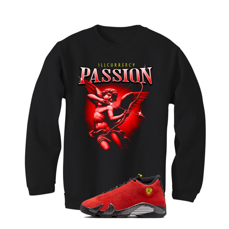 Air Jordan 14 Ferrari Black T-Shirt (Passion)| illcurrency product image 4