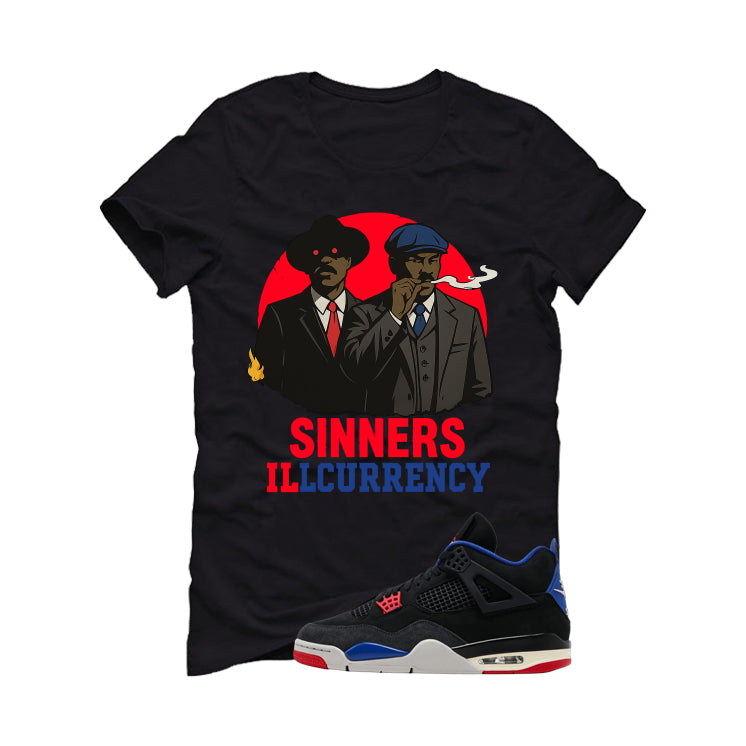 Air Jordan 4 Rare Black T-Shirt (Sinners)| illcurrency product image 2