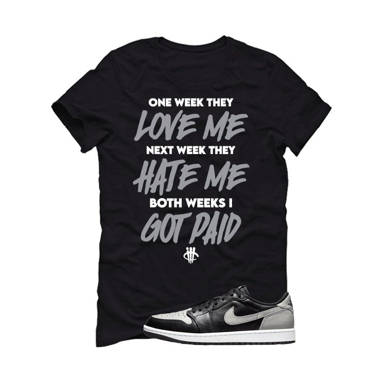 Air Jordan 1 Low OG Shadow Black T-Shirt (Paid) product image 2