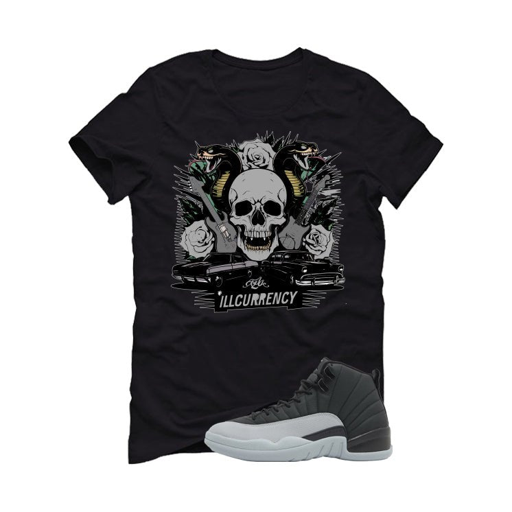 Air Jordan 12 Black/Wolf Grey Black T-Shirt (Vintage product image 2