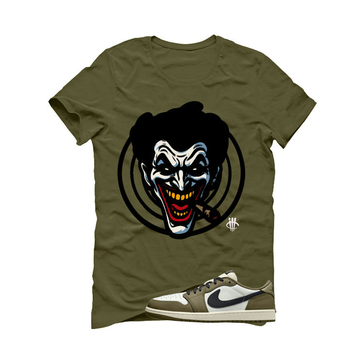Air Jordan 1 Low OG Medium Olive Matching T-Shirt product image 2