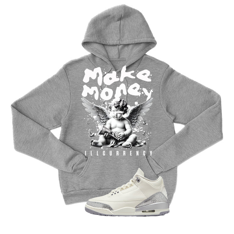 Air Jordan 3 WMNS Sail Grey T-Shirt (Make Money) product image 3