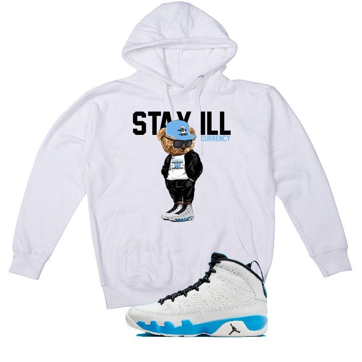 Air Jordan 9 “Powder Blue” | illcurrency White T-Shirt (ill product image 3
