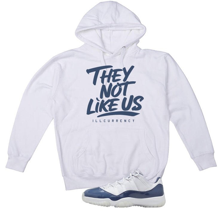 Air Jordan 11 Low Diffused Blue White T-Shirt (They not product image 3