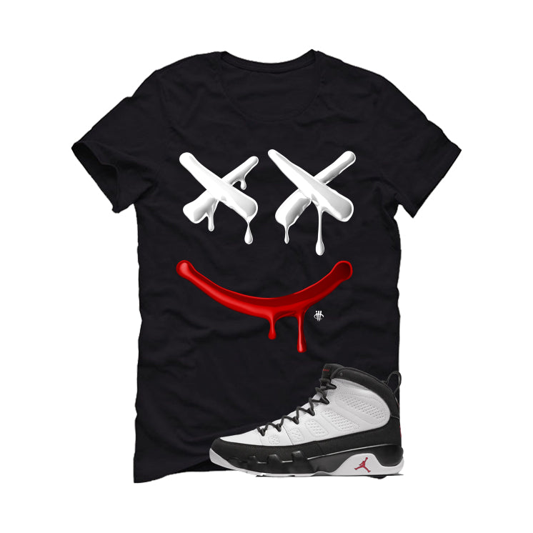 Air Jordan 9 OG Space Jam Matching T-Shirt Black (Happy product image 2