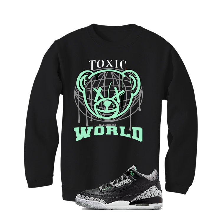 Air Jordan 3 “Green Glow” | illcurrency Black T-Shirt product image 4
