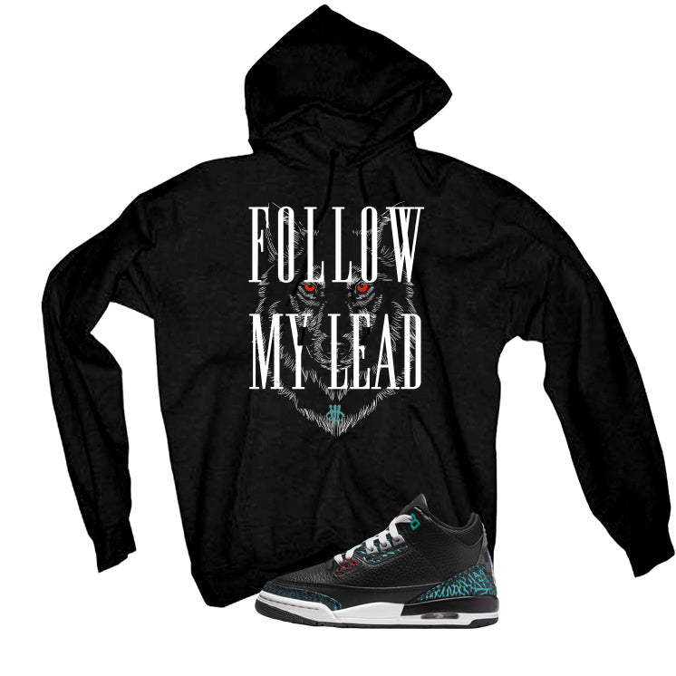 Air Jordan 3 GS Moto Black T-Shirt (Follow My Lead) product image 3