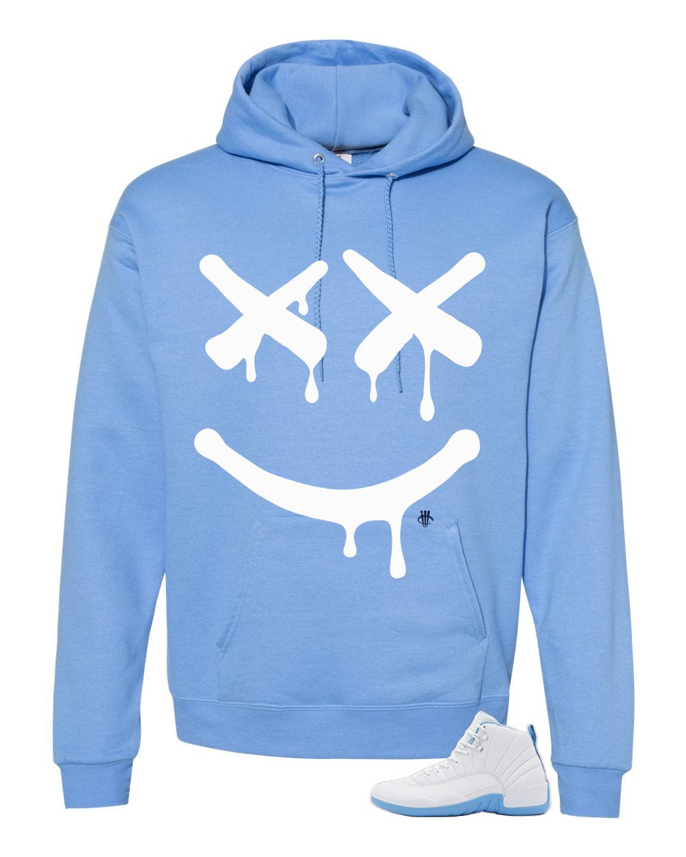 Air Jordan 12 Melo Carolina Blue T-Shirt (Happy Drip) product image 3