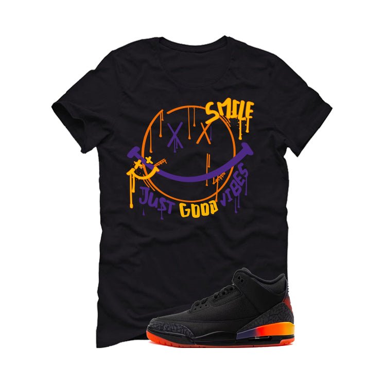 J Balvin x Air Jordan 3 Rio Black T-Shirt (Smile) product image 2