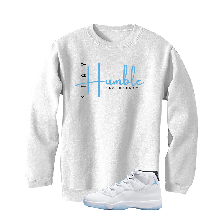 Air Jordan 11 Legend Blue White T-Shirt (Stay Humble) product image 4
