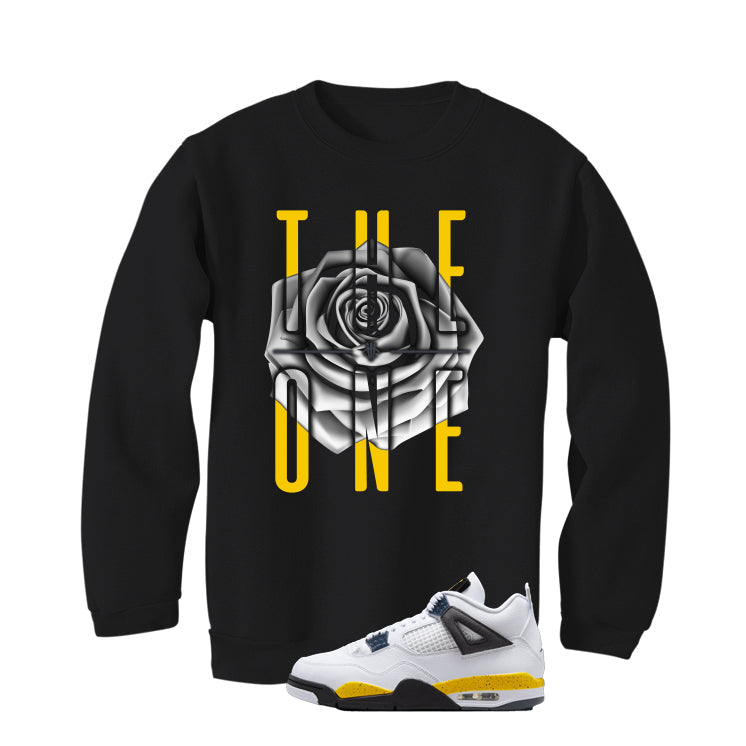 Air Jordan 4 Tour Yellow Matching T-Shirt Black (The One) product image 4