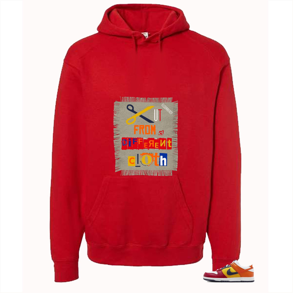 Nike Dunk Low CO.JP What The Red T-Shirt (Cut from a product image 3