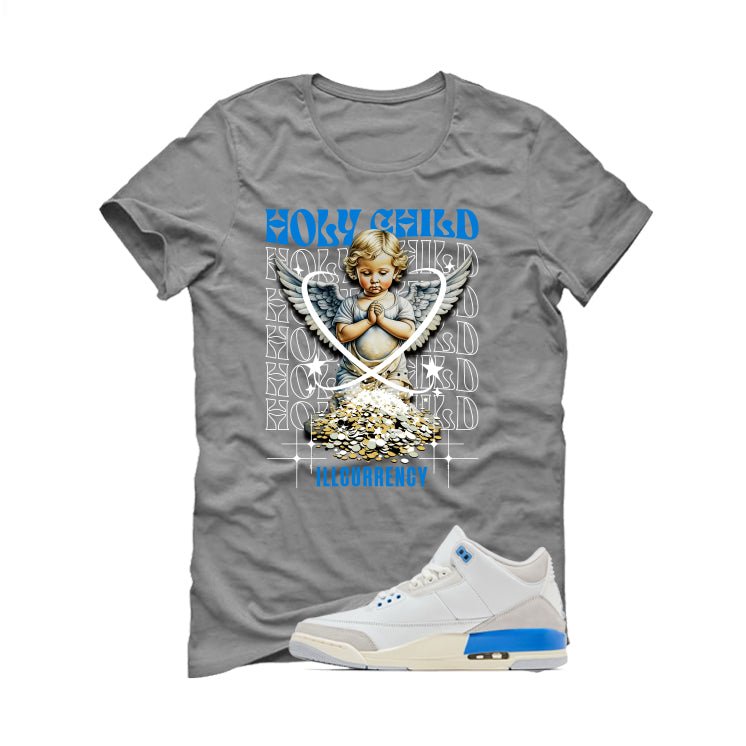 Air Jordan 3 Lucky Shorts Grey T-Shirt (Holy Child) product image 2