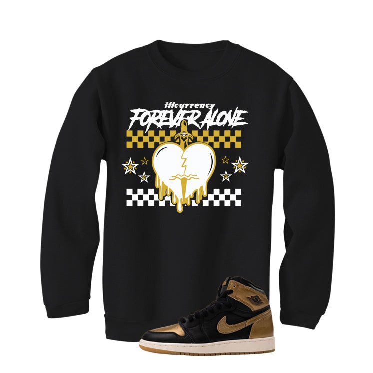 Air Jordan 1 High OG Metallic Gold Black T-Shirt (Forever product image 4