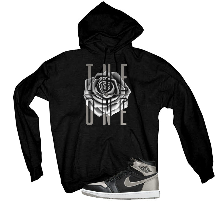 Air Jordan 1 High OG WMNS Satin Shadow Black T-Shirt (The product image 3