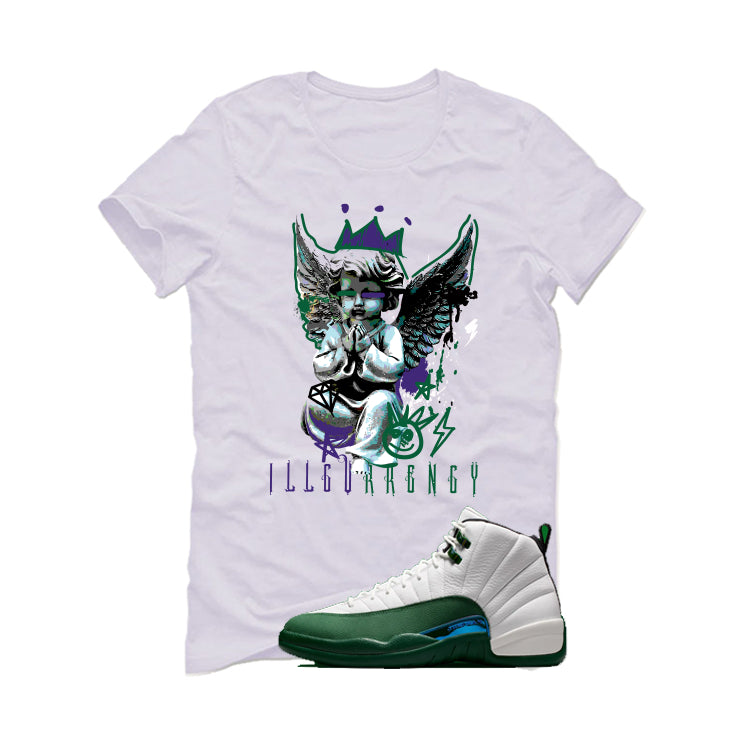 Air Jordan 12 Bucks Matching T-Shirt Graffiti Angel product image 2