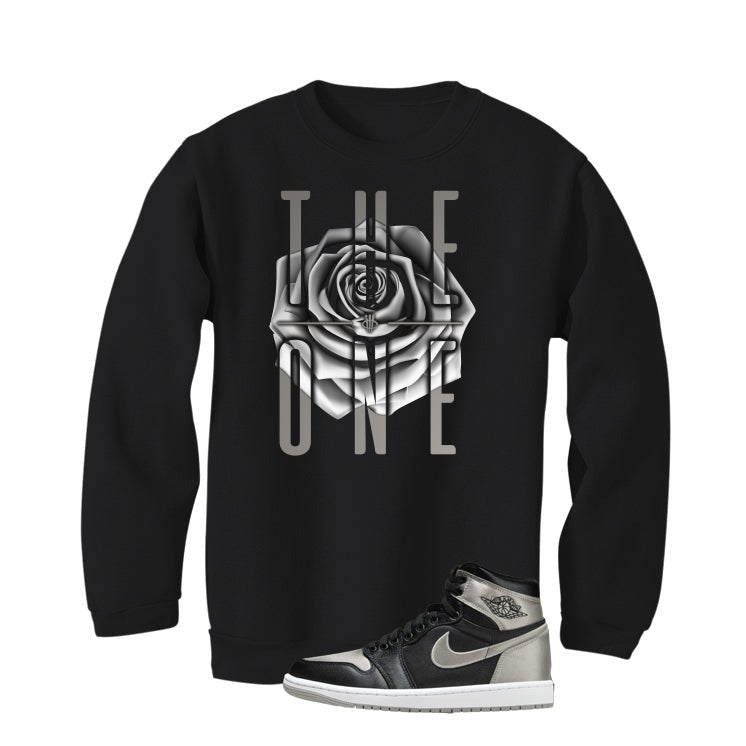 Air Jordan 1 High OG WMNS Satin Shadow Black T-Shirt (The product image 4