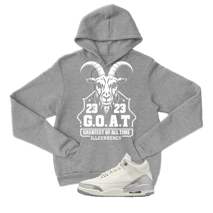 Air Jordan 3 WMNS Sail Grey T-Shirt (GOAT 23)| illcurrency product image 3