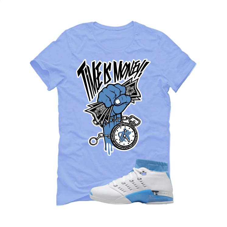Air Jordan 17 Low University Blue Carolina T-Shirt (Time Is product image 2