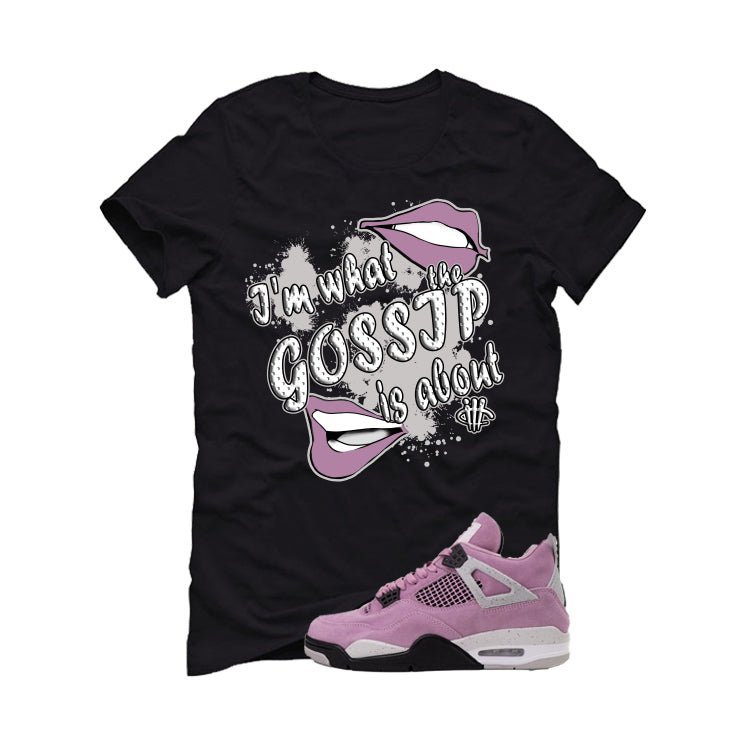 Air Jordan 4 WMNS Orchid Black T-Shirt (Gossip)| illcurrency product image 2