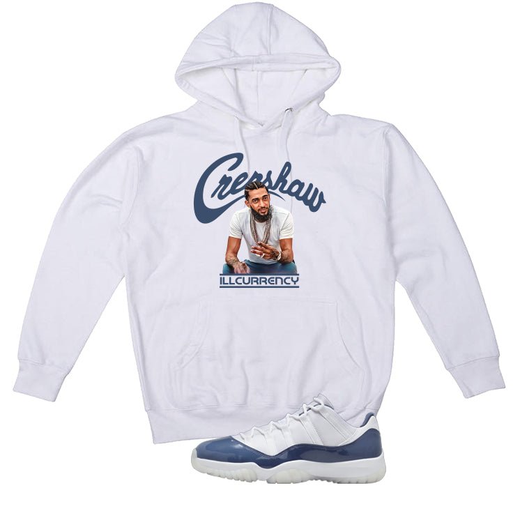 Air Jordan 11 Low Diffused Blue White T-Shirt (Crenshaw) product image 3