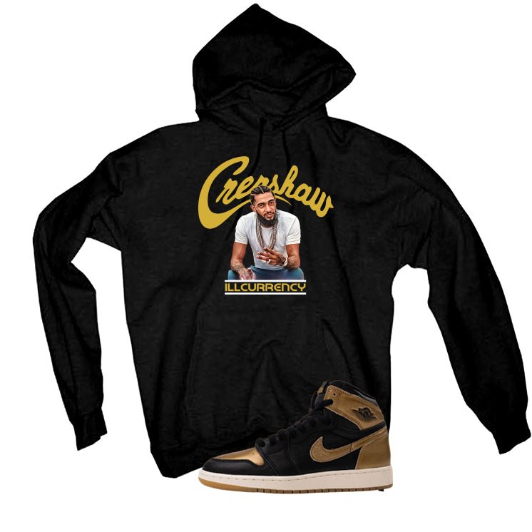 Air Jordan 1 High OG Metallic Gold Black T-Shirt product image 3