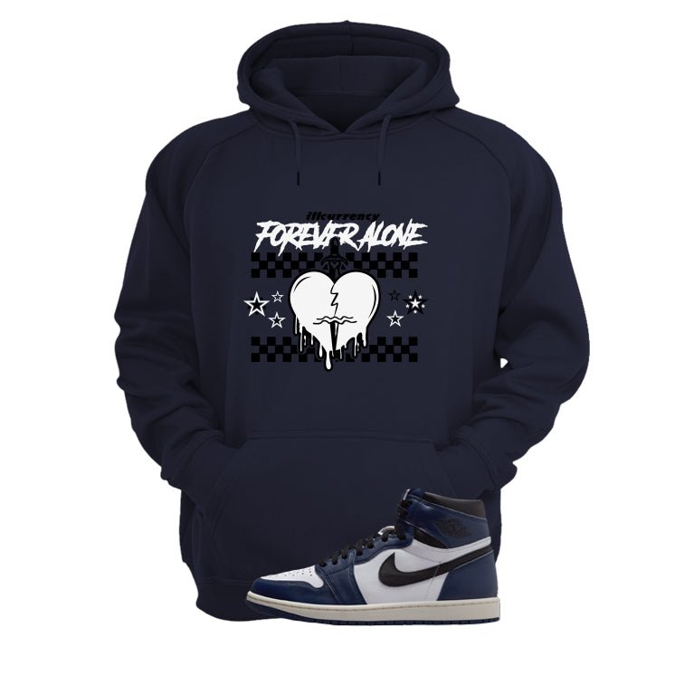 Air Jordan 1 High OG Midnight Navy Blue T-Shirt (Forever product image 3