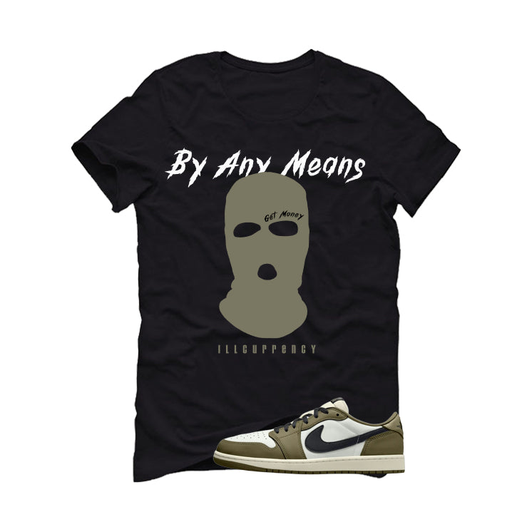 Air Jordan 1 Low OG Medium Olive Matching T-Shirt product image 2