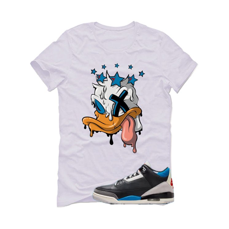 Air Jordan 3 OG Rare White T-Shirt (Ducked)| illcurrency product image 2