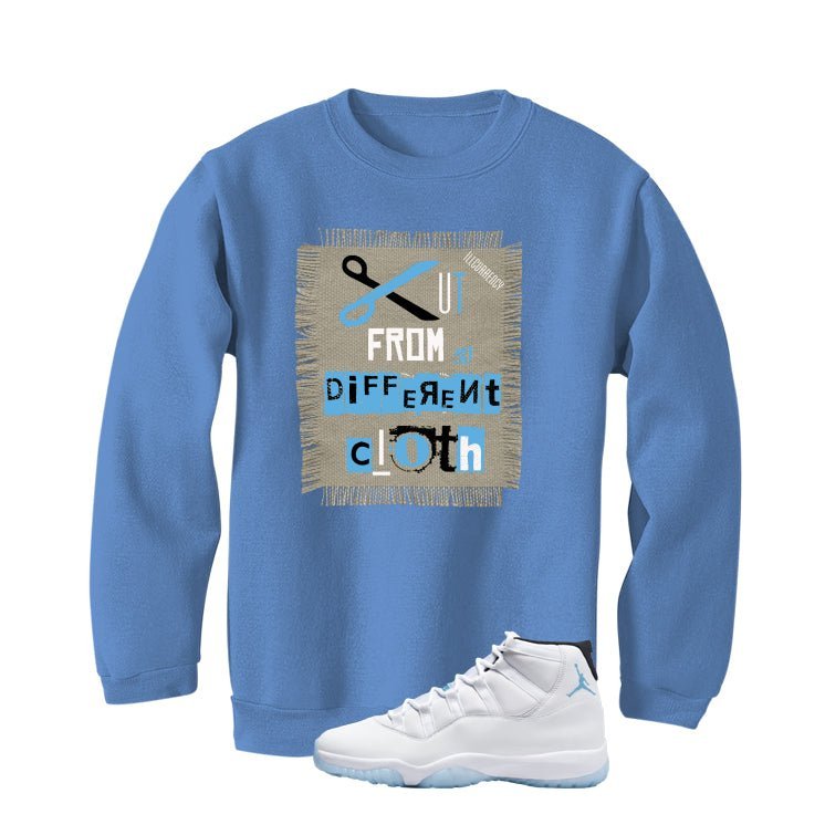 Air Jordan 11 Legend Blue Carolina T-Shirt (Cut from a product image 4