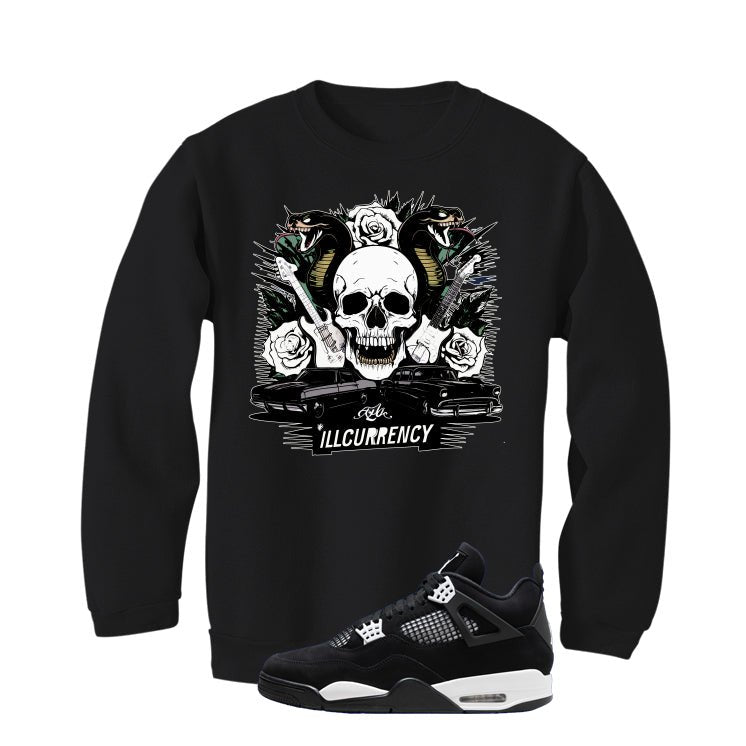 Air Jordan 4 White Thunder Black T-Shirt (Vintage product image 4