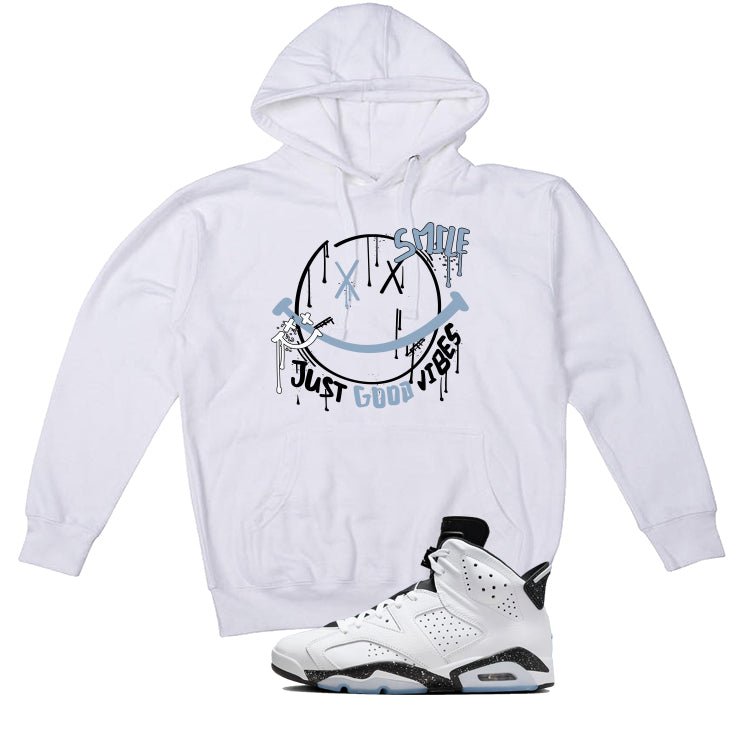 Air Jordan 6 Reverse Oreo White T-Shirt (Smile)| illcurrency product image 3