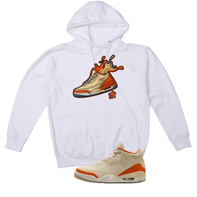 Air Jordan 3 WMNS Starfish White T-Shirt (Splash shoe)| illcurrency