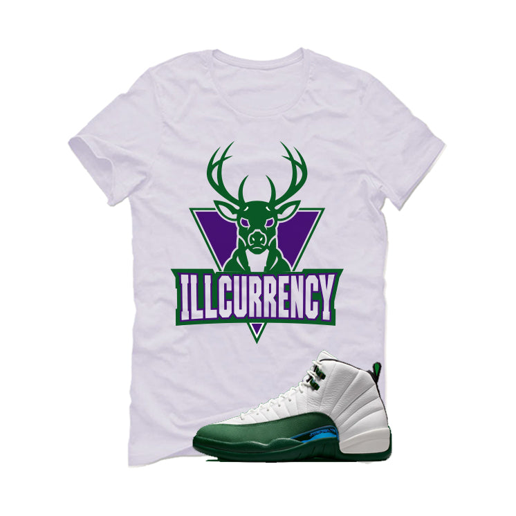 Air Jordan 12 Bucks Matching T-Shirt illcurrency product image 2