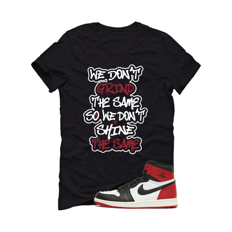 Air Jordan 1 High OG Black Toe Reimagined T-Shirt (We Don't product image 2