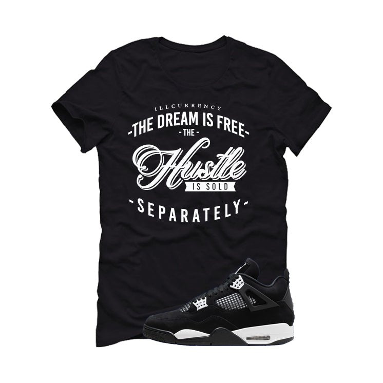 Air Jordan 4 White Thunder Black T-Shirt (The dream is product image 2