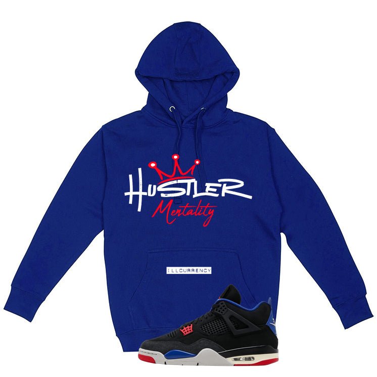 Air Jordan 4 Rare Royal Blue T-Shirt (Hustler Mentality) product image 3