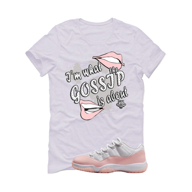 Air Jordan 11 Low WMNS Legend Pink White T-Shirt (Gossip) product image 2